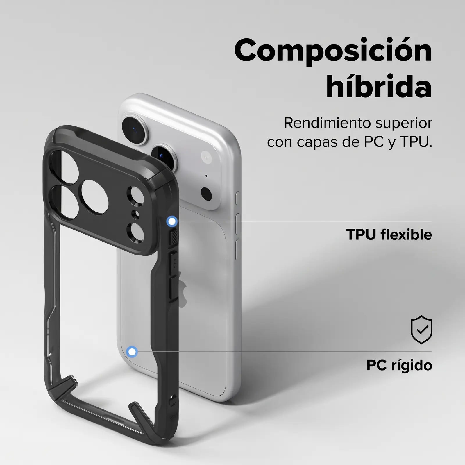 Case iPhone 18 Pro / 17 Pro Ringke Fusion-X Black