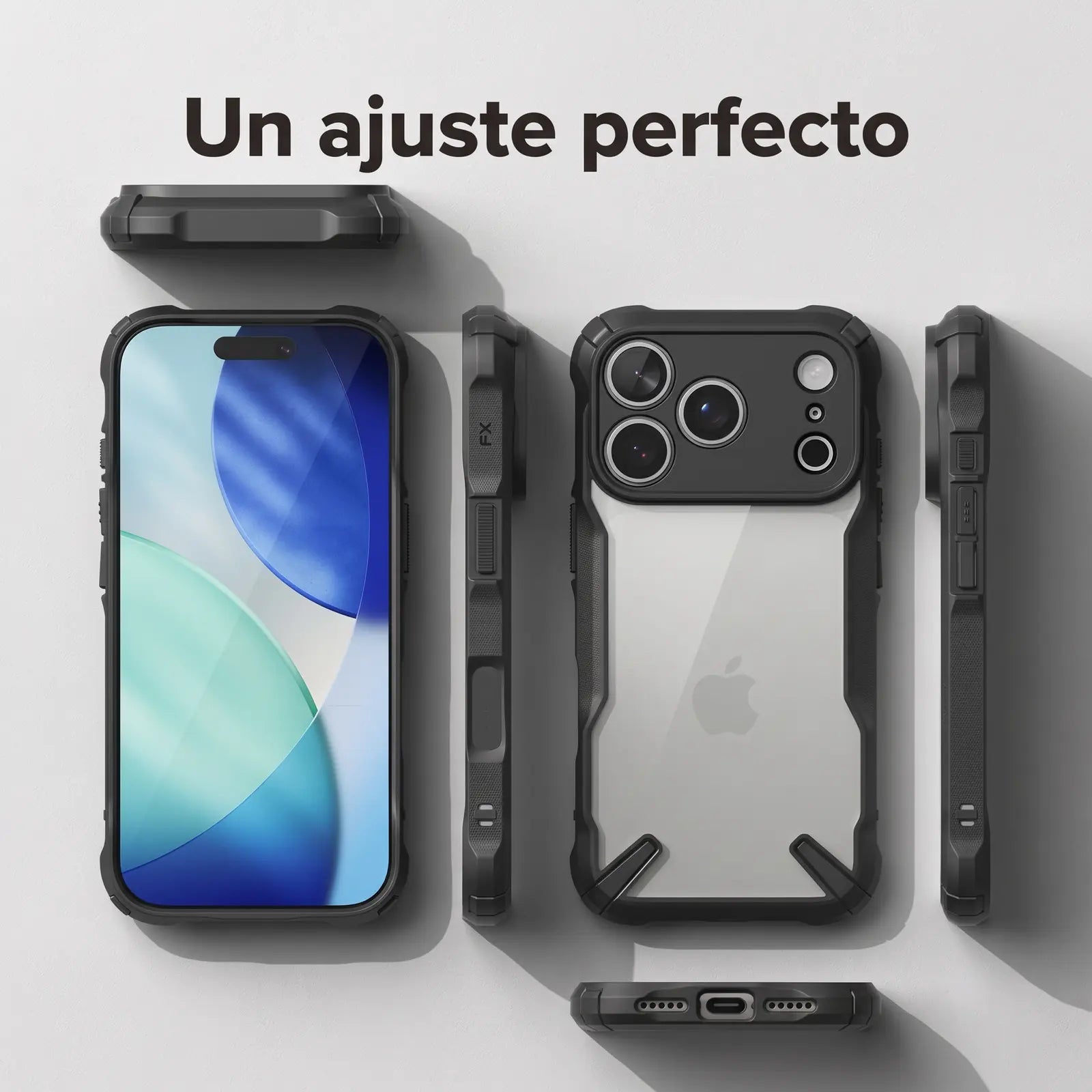 Case iPhone 18 Pro / 17 Pro Ringke Fusion-X Black
