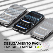 Mica Ringke Easy Slide AR para iPhone 18 Pro Vidrio Templado 9H