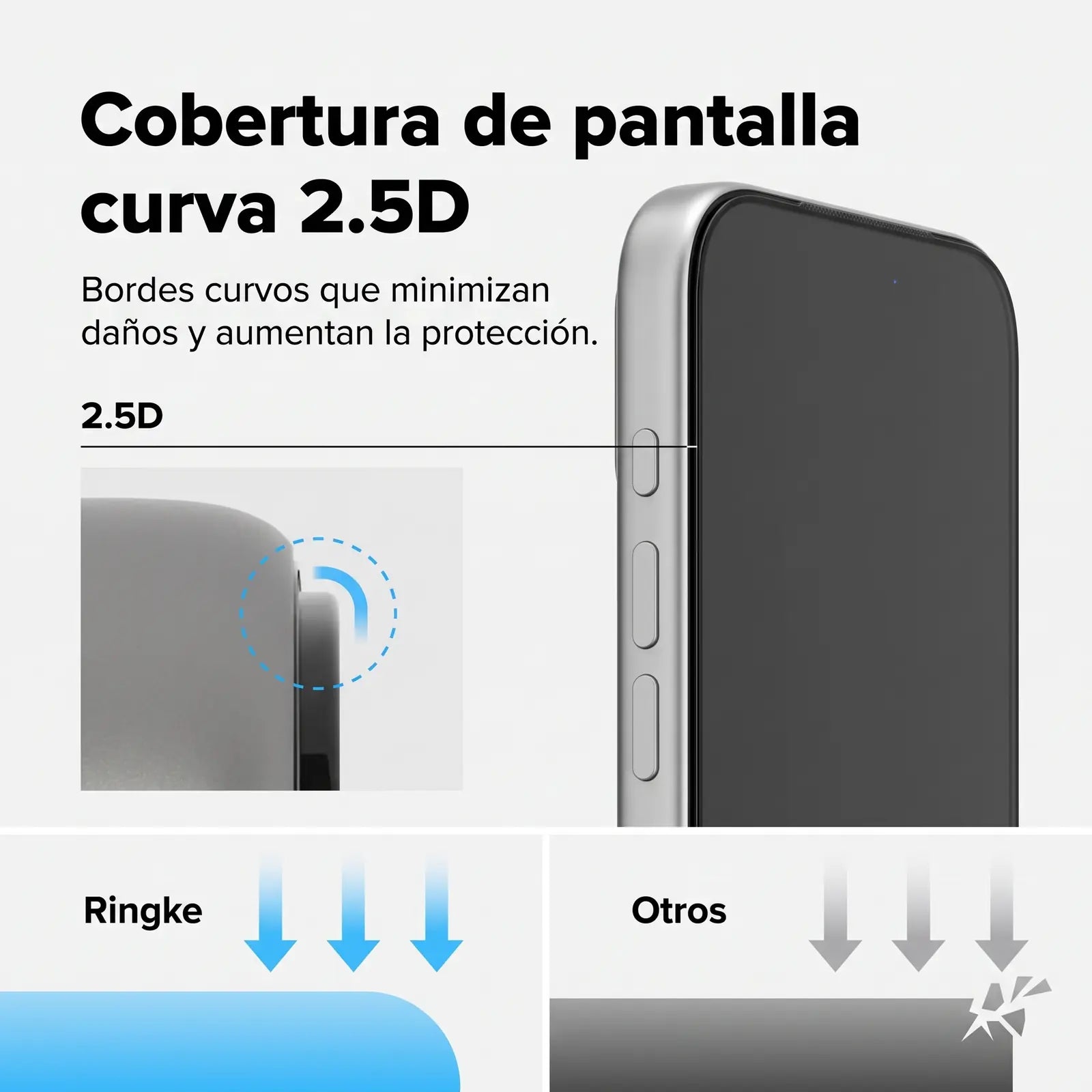 Mica Ringke Easy Slide AR para iPhone 18 Pro Vidrio Templado 9H