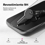 Mica Ringke Easy Slide AR para iPhone 18 Pro Vidrio Templado 9H