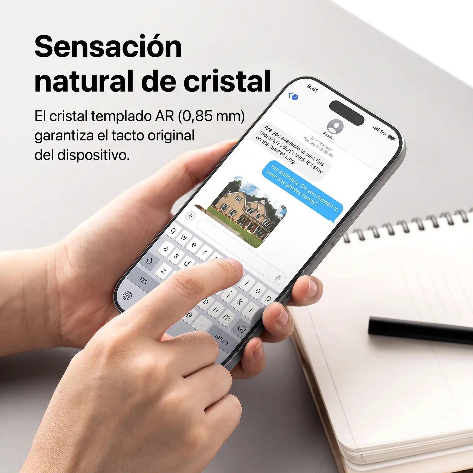 Mica Ringke Easy Slide AR para iPhone 18 Pro Vidrio Templado 9H