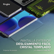 Protector Ringke Easy Slide Vidrio Templado para Pantalla Externa Galaxy Z Fold 8 Ultra