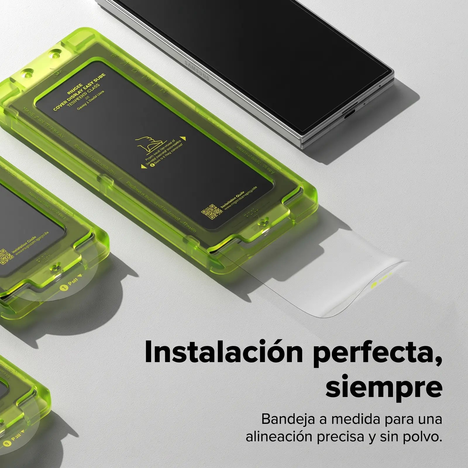 Protector Ringke Easy Slide Vidrio Templado para Pantalla Externa Galaxy Z Fold 8 Ultra