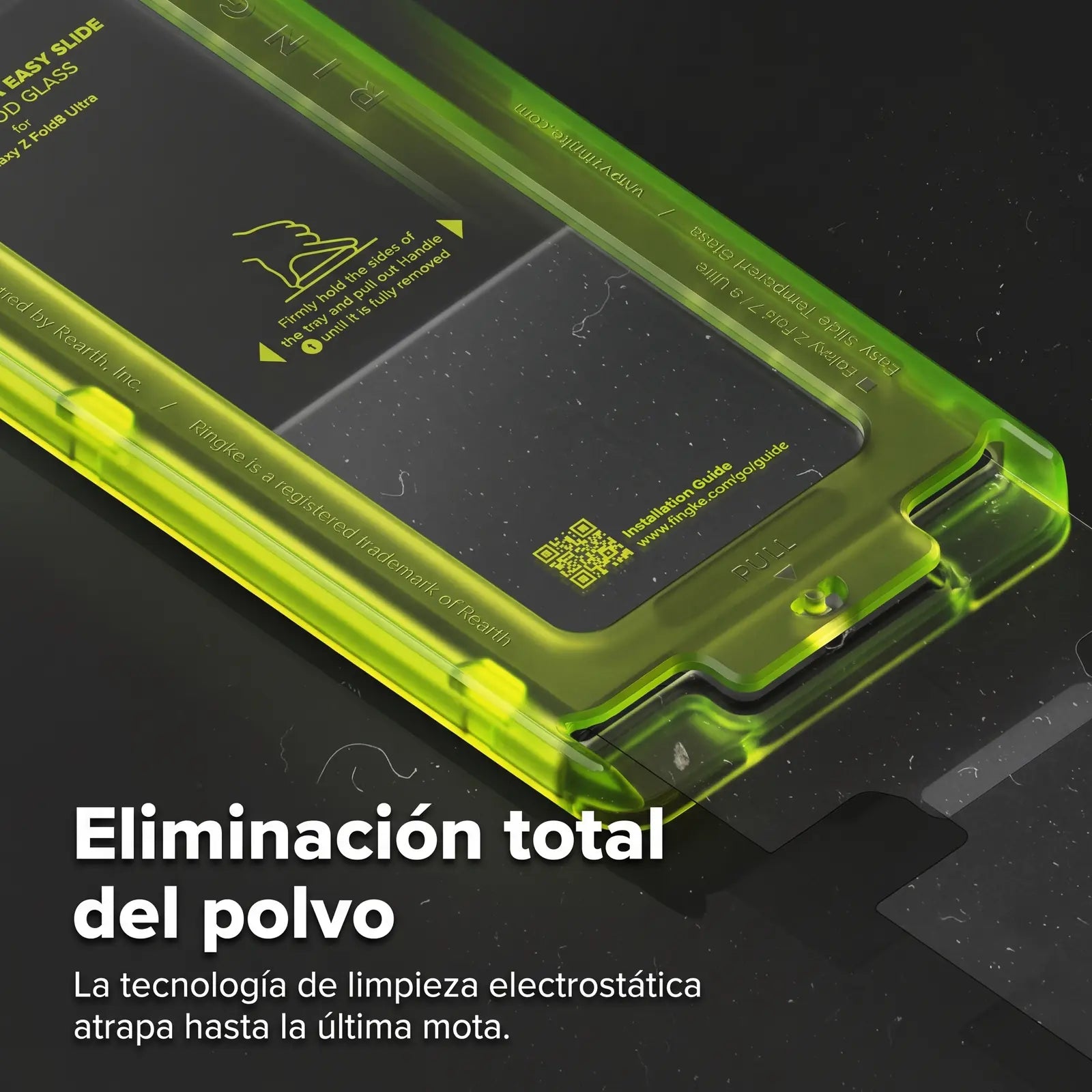 Protector Ringke Easy Slide Vidrio Templado para Pantalla Externa Galaxy Z Fold 8 Ultra