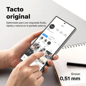 Protector Ringke Easy Slide Vidrio Templado para Pantalla Externa Galaxy Z Fold 8 Ultra