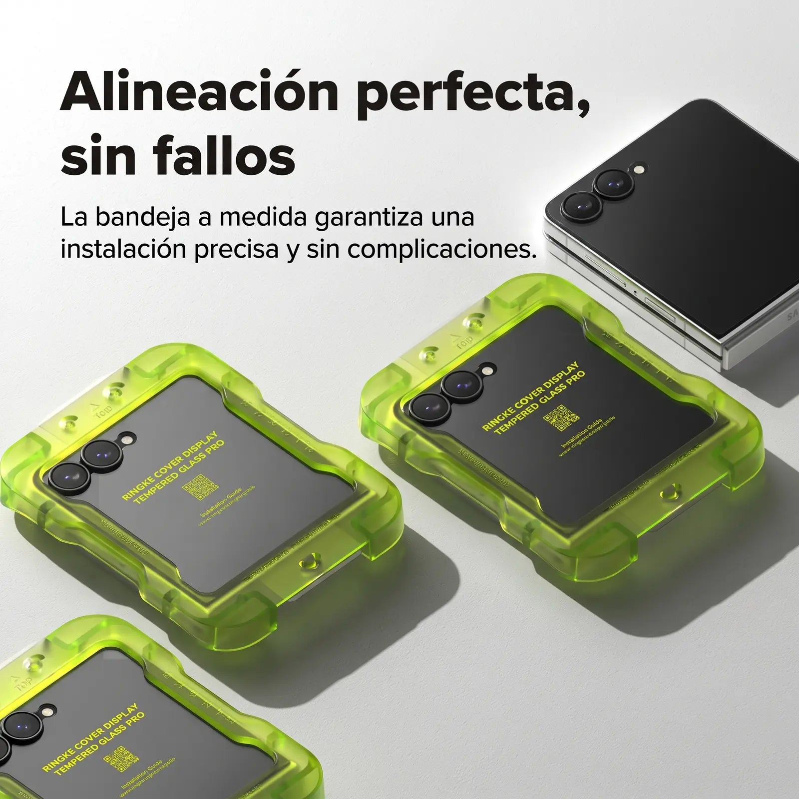 Ringke Protector de Pantalla Cover Galaxy Z Flip 8 Vidrio Templado 9H