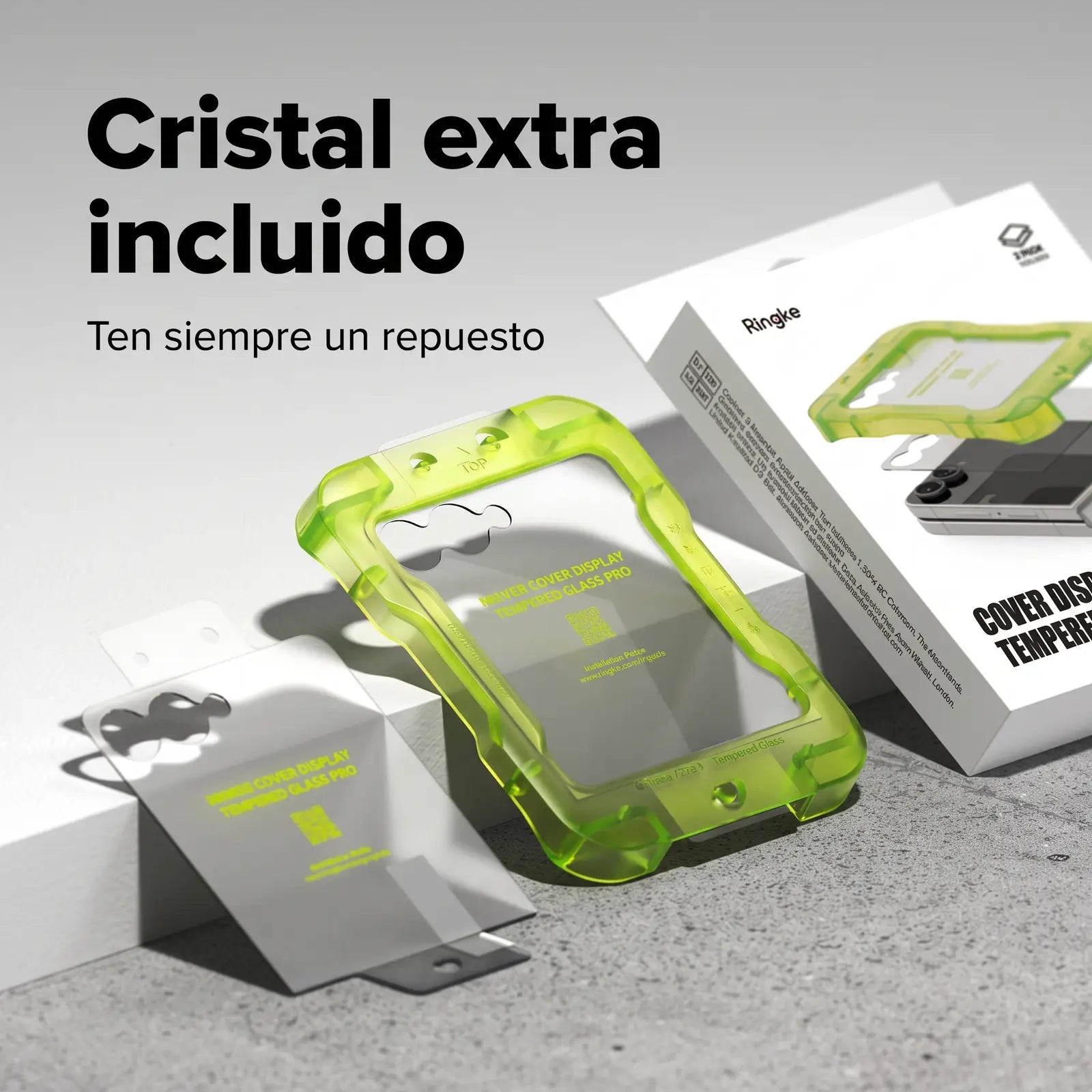 Ringke Protector de Pantalla Cover Galaxy Z Flip 8 Vidrio Templado 9H