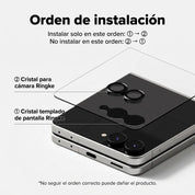 Ringke Protector de Pantalla Cover Galaxy Z Flip 8 Vidrio Templado 9H