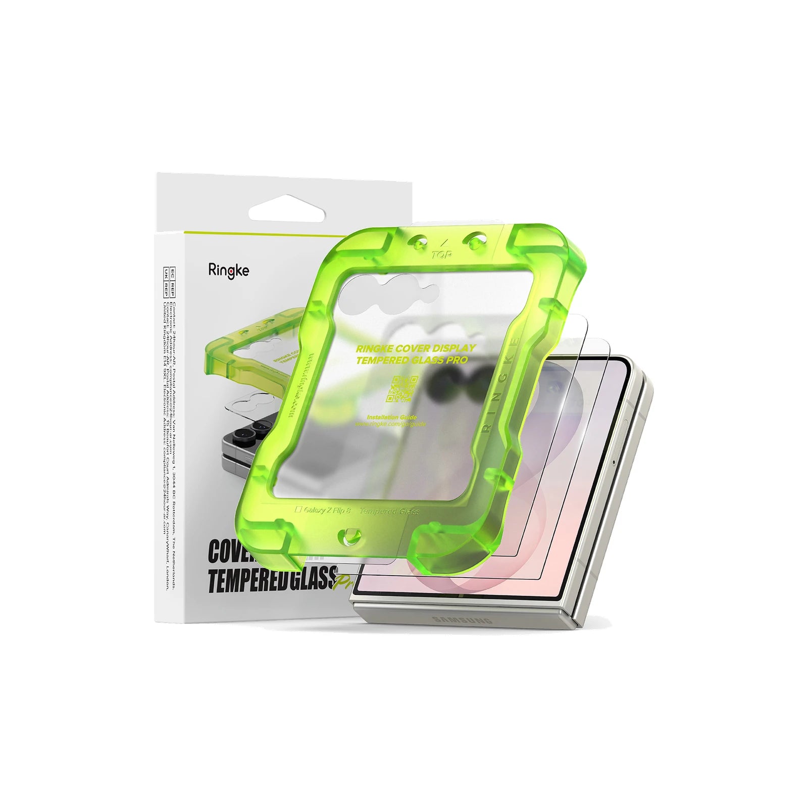 Ringke Protector de Pantalla Cover Galaxy Z Flip 8 Vidrio Templado 9H
