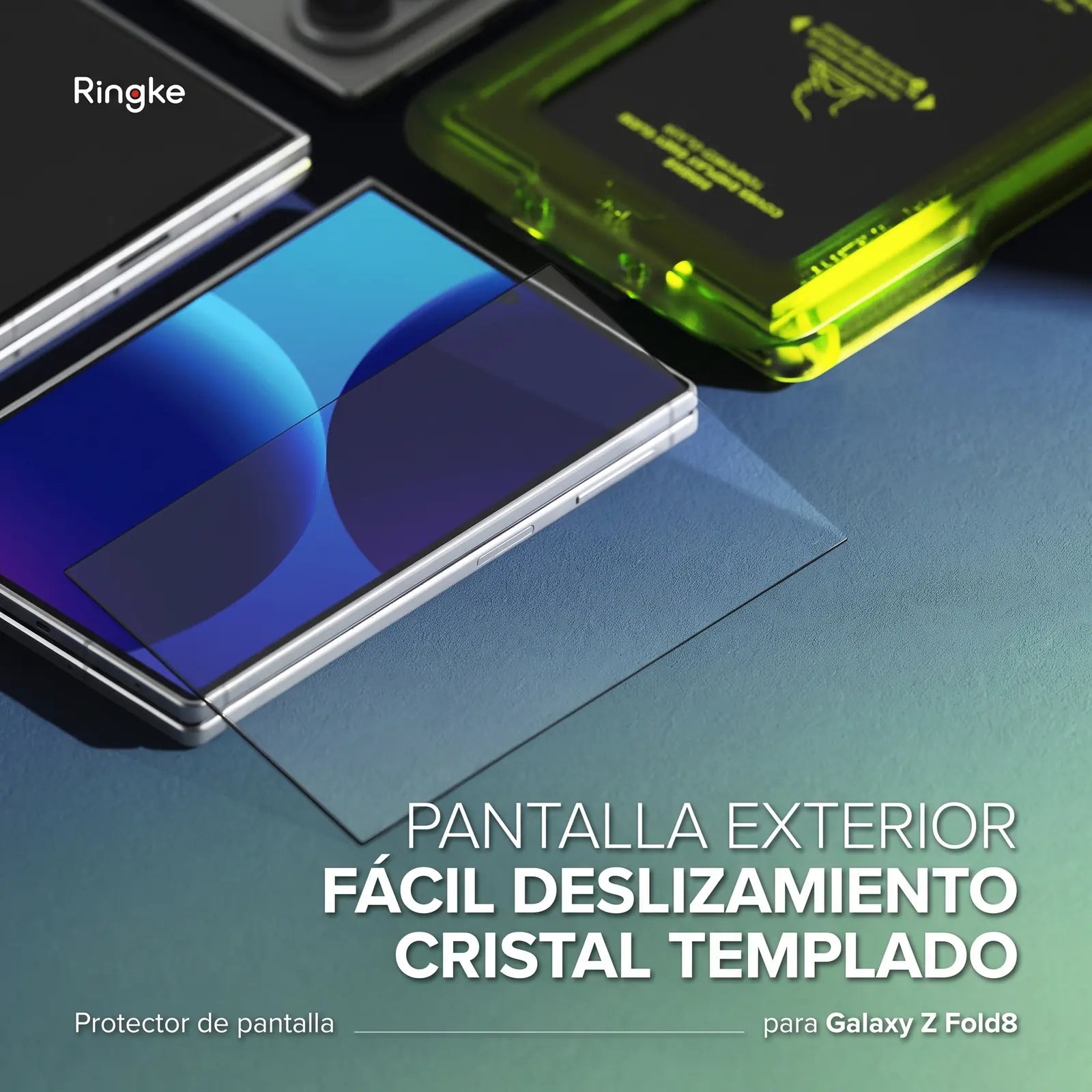 Ringke Easy Slide Protector de Vidrio Cover Display Galaxy Z Fold 8