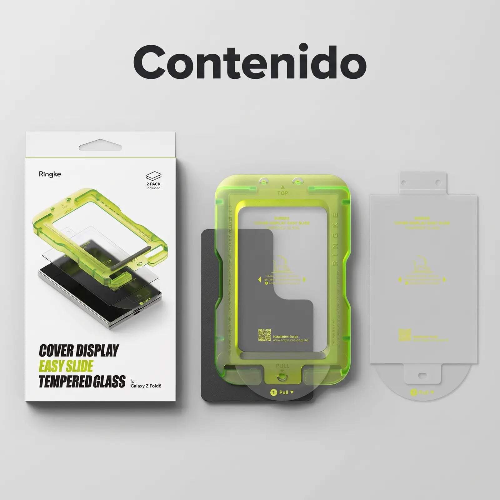 Ringke Easy Slide Protector de Vidrio Cover Display Galaxy Z Fold 8