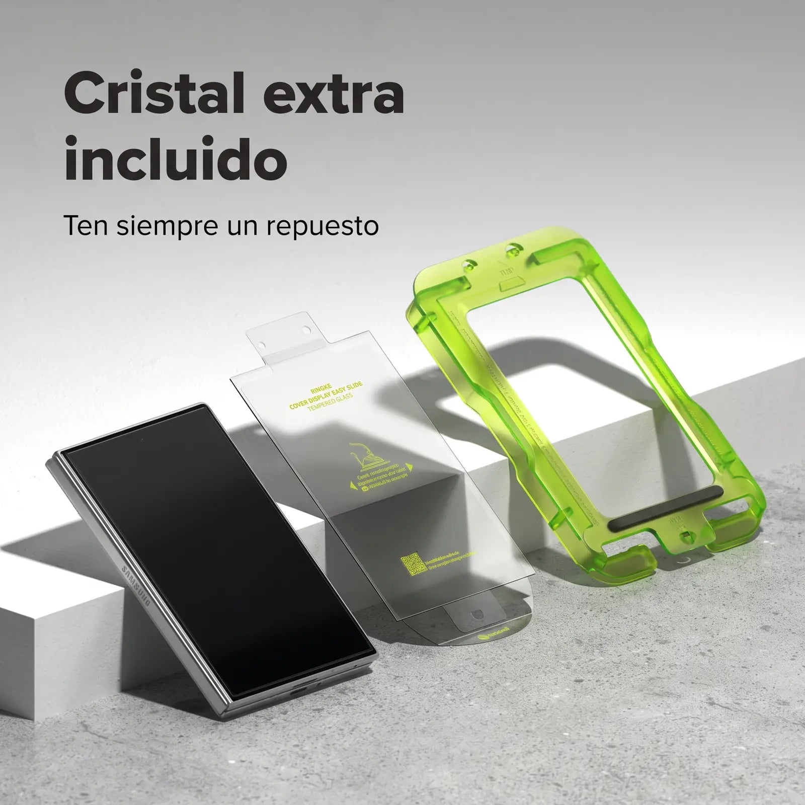 Ringke Easy Slide Protector de Vidrio Cover Display Galaxy Z Fold 8