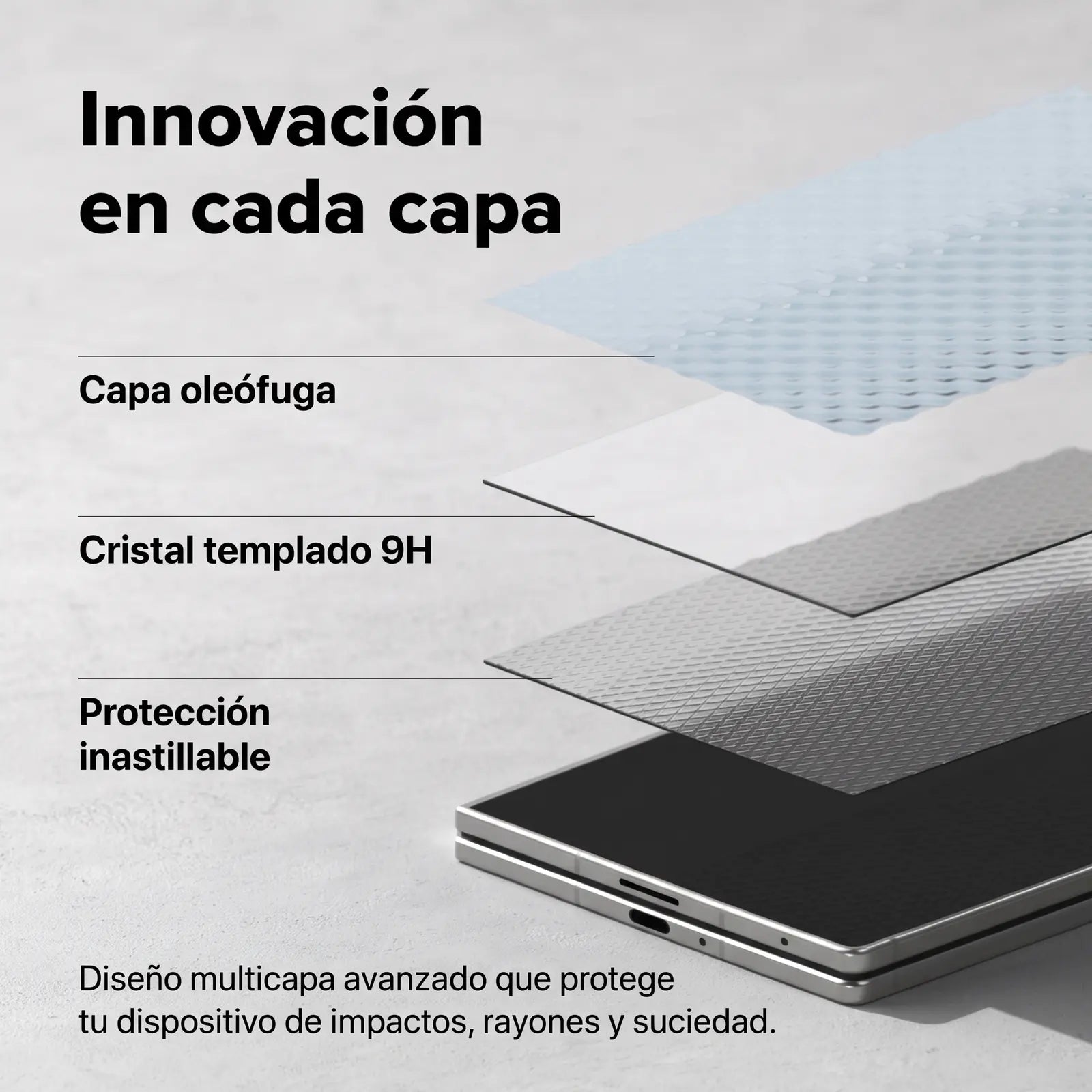 Ringke Easy Slide Protector de Vidrio Cover Display Galaxy Z Fold 8