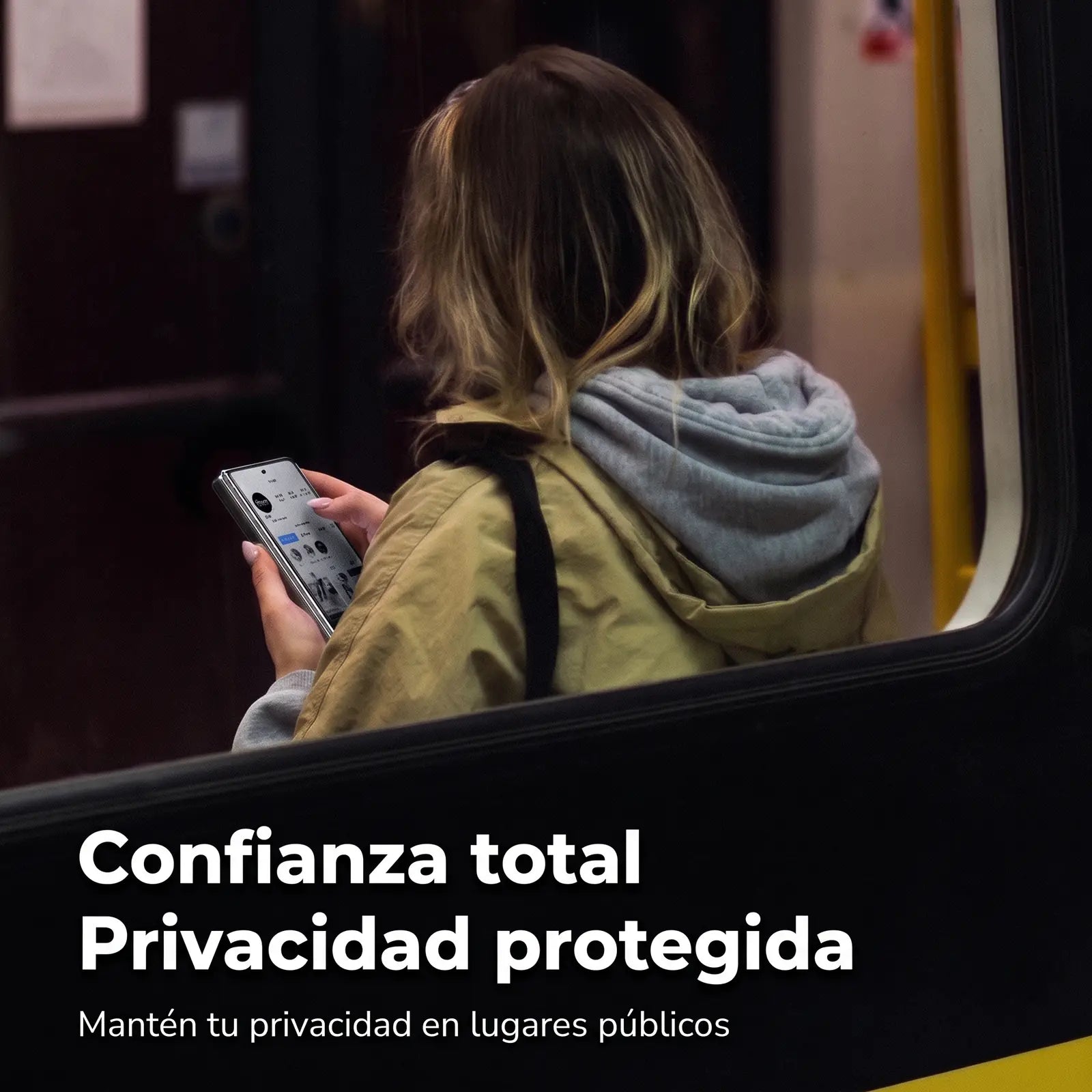 Ringke Easy Slide Privacy Glass para Cover Galaxy Z Fold 8 Ultra