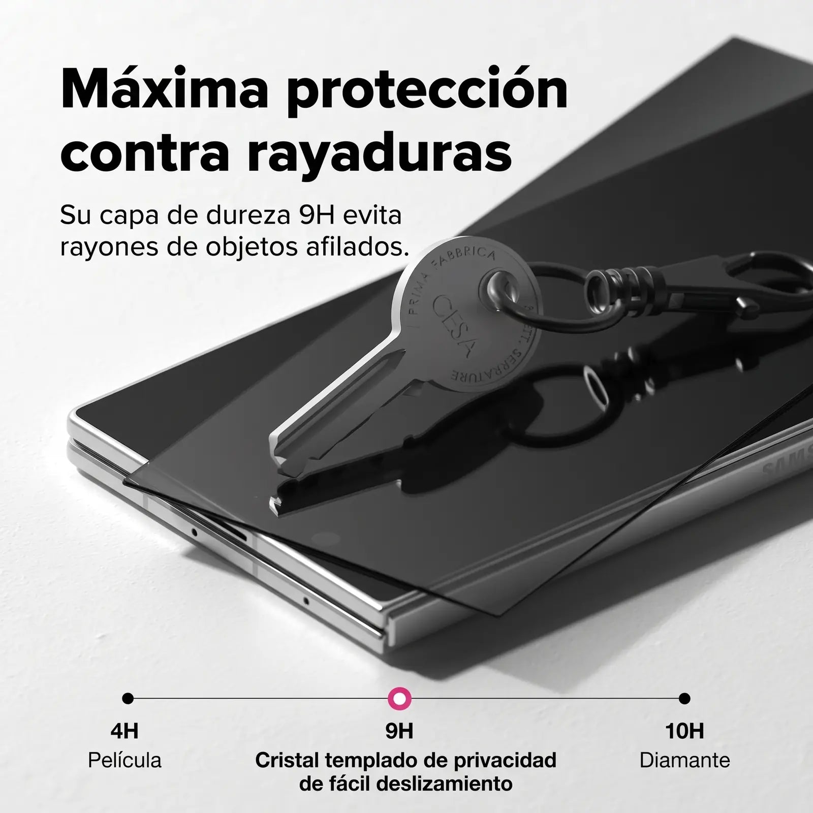 Ringke Easy Slide Privacy Glass para Cover Galaxy Z Fold 8 Ultra