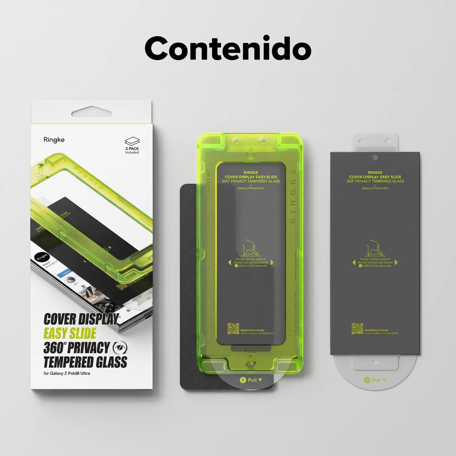 Ringke Mica Cover Display Galaxy Z Fold 8 Ultra Privacidad 360°