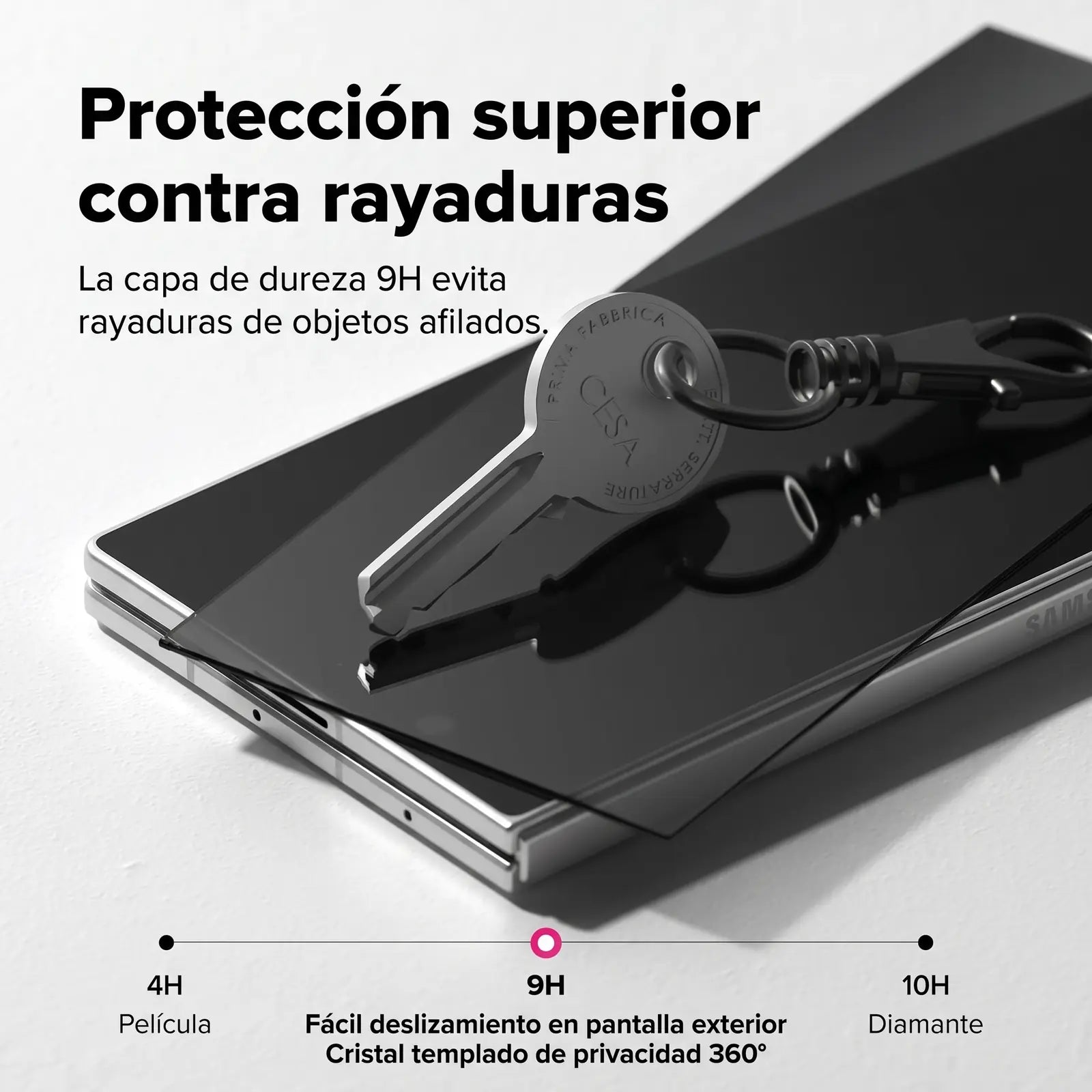 Ringke Mica Cover Display Galaxy Z Fold 8 Ultra Privacidad 360°
