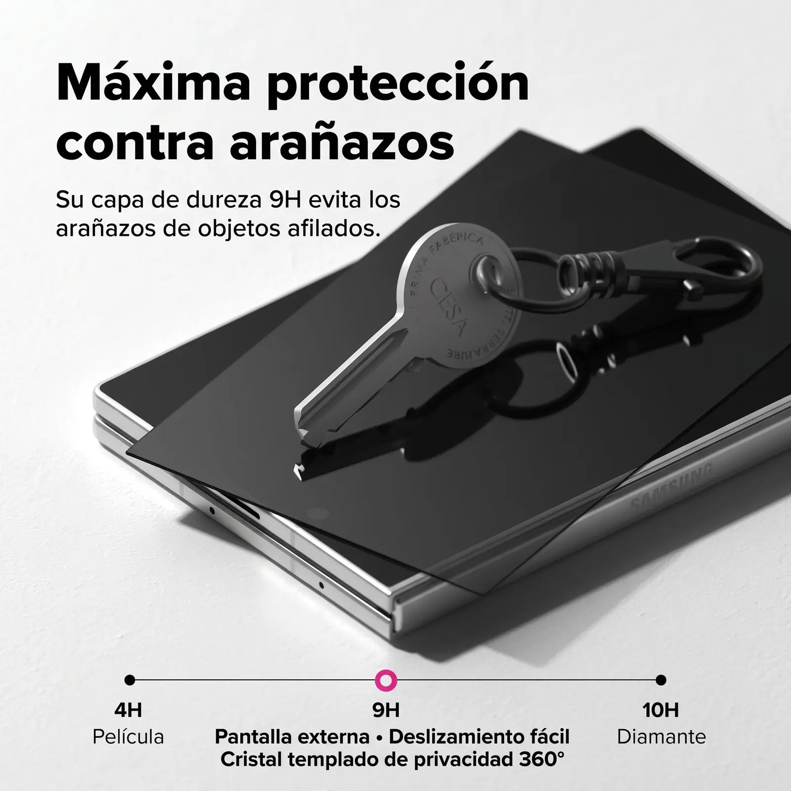 Ringke Mica Privacy Galaxy Z Fold 8 Pantalla Externa 360°