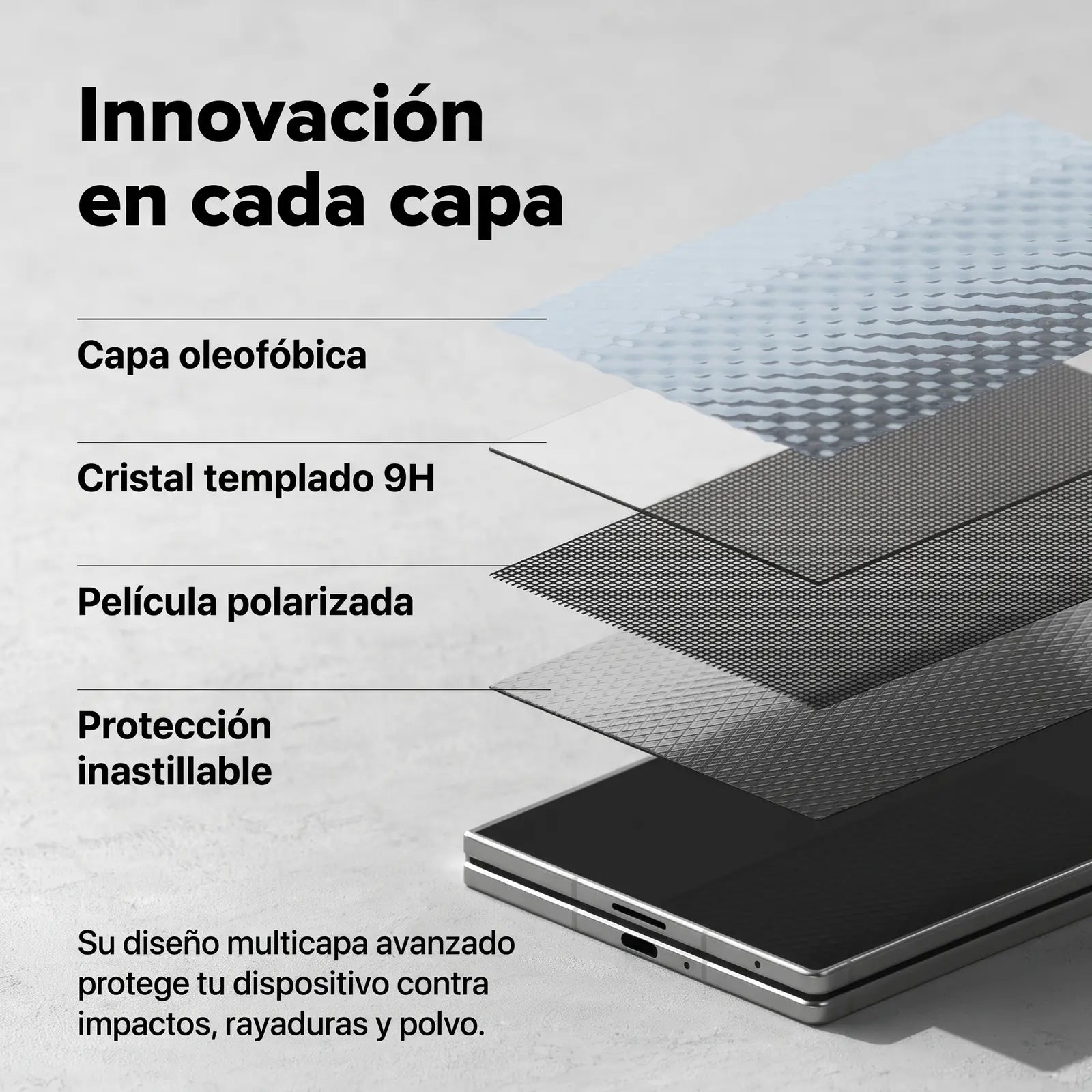 Ringke Mica Privacy Galaxy Z Fold 8 Pantalla Externa 360°