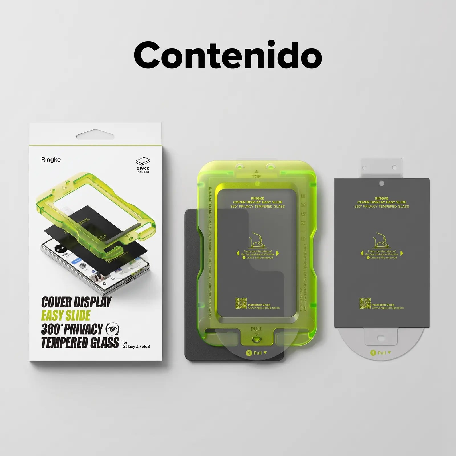Ringke Mica Privacy Galaxy Z Fold 8 Pantalla Externa 360°