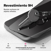 Ringke Easy Slide Mica de Vidrio Templado Privacy iPhone 18 Pro