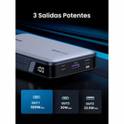 Power Bank UGREEN PB720 20000 mAh 100W Gris - 25188