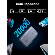 Power Bank UGREEN PB720 20000 mAh 100W Gris - 25188