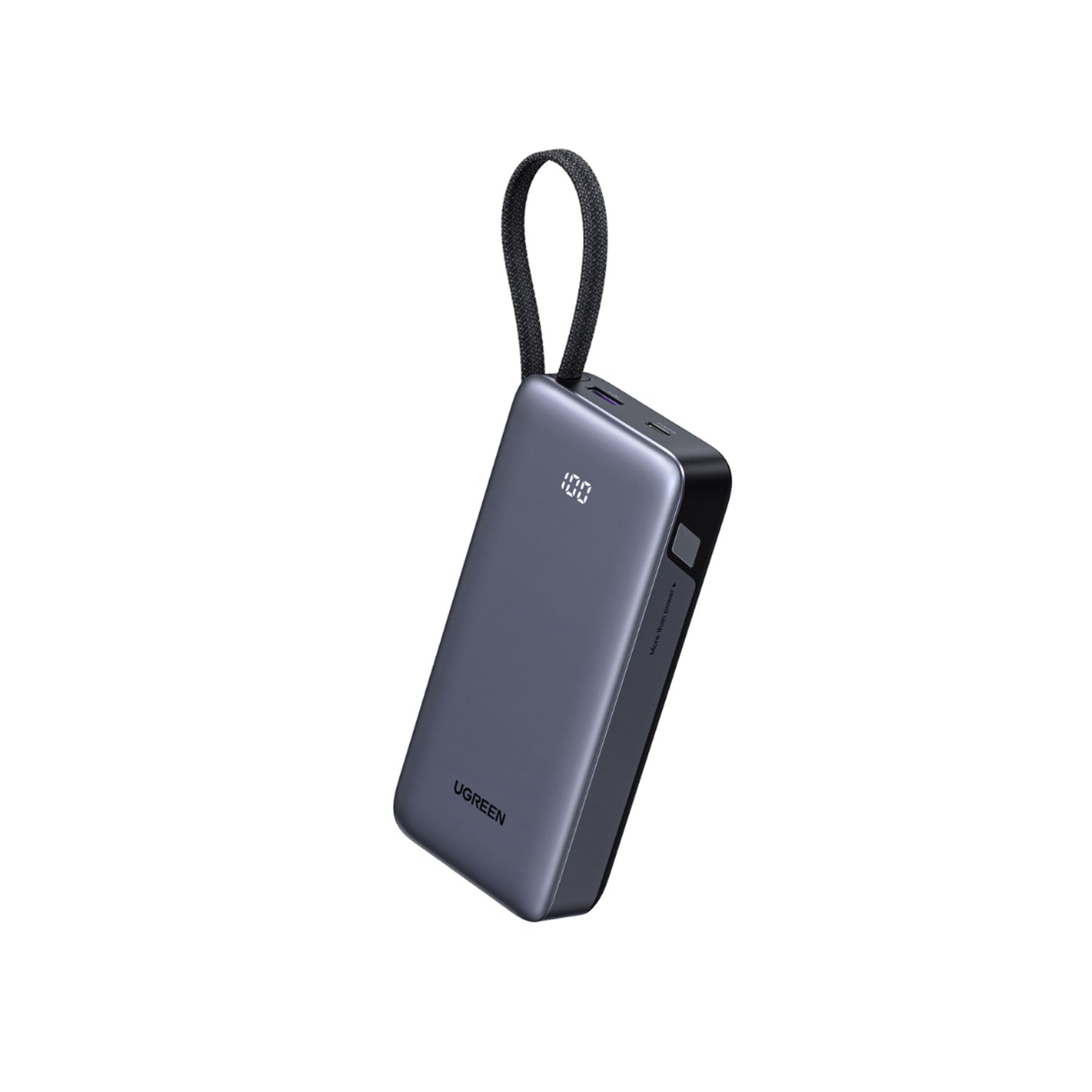 Power Bank Ugreen 45W 20000 mAh con Cable Integrado 55988B