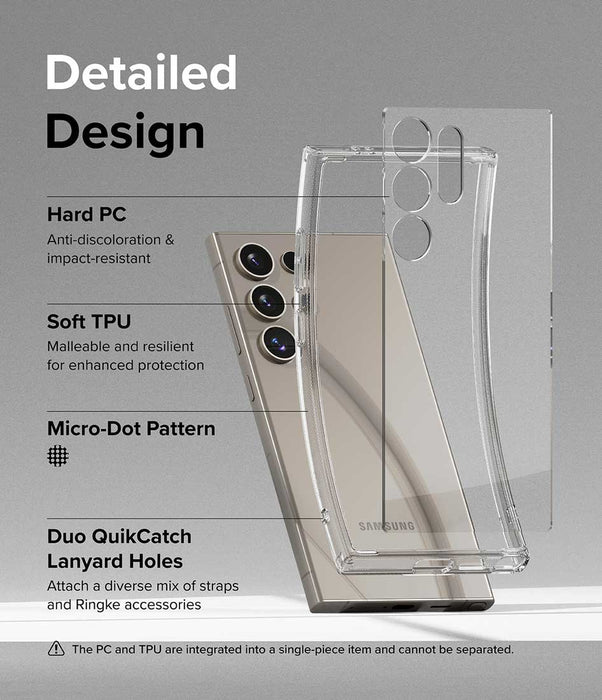 Case Ringke Fusion Galaxy S24 Ultra - Clear