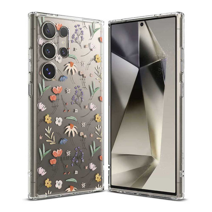 Case Ringke Fusion Design Galaxy S24 Ultra - Dry Flowers