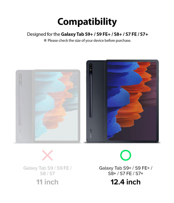 Vidrio Ringke Invisible Defender Galaxy Tab S9 Plus / S8 Plus / S7 Plus / S7 FE