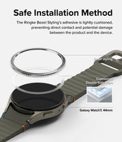Case Ringke Bezel Styling + Protector de Pantalla Vidrio Galaxy Watch 7 (44mm)