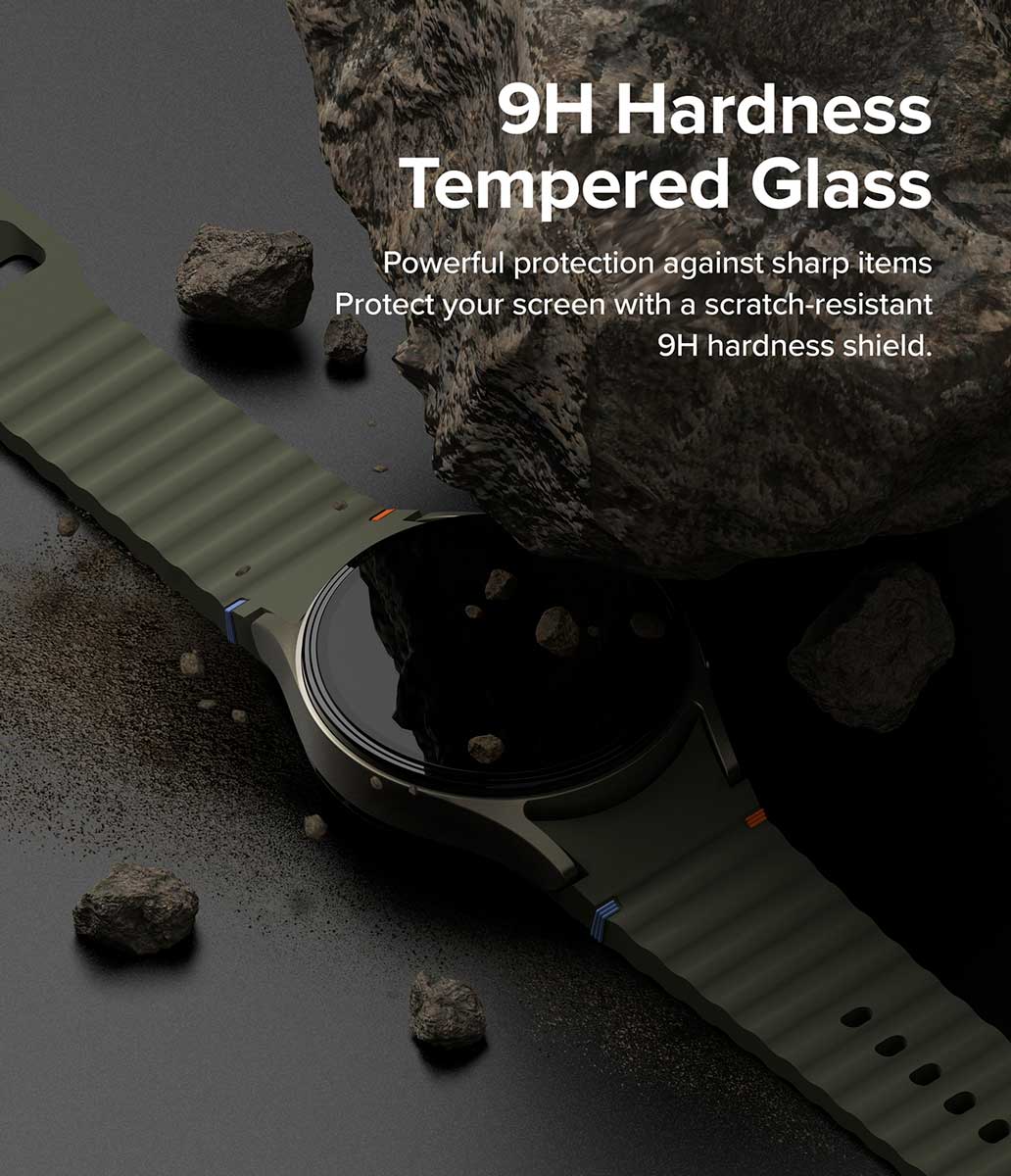 Case Ringke Slim + Protector de Pantalla Vidrio Galaxy Watch 7 (44mm)