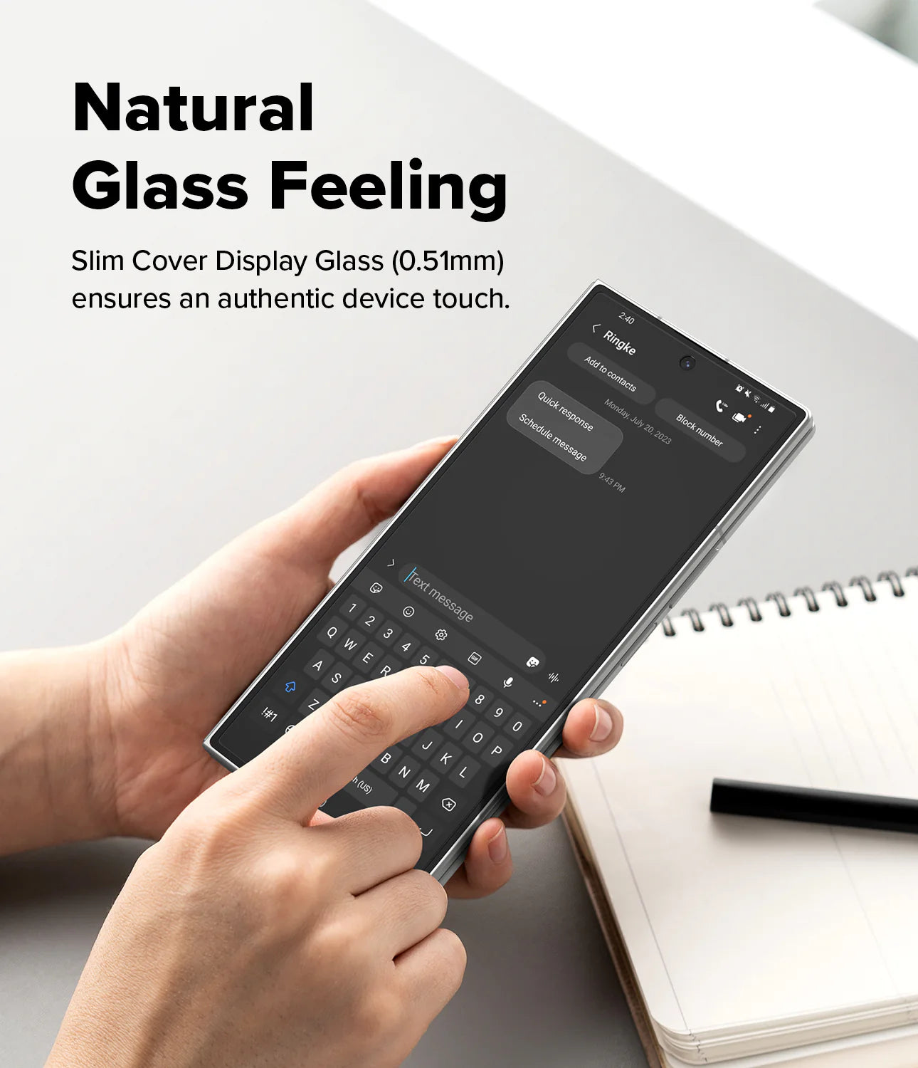 Vidrio Display Ringke Galaxy Z Fold7 (2 UND)