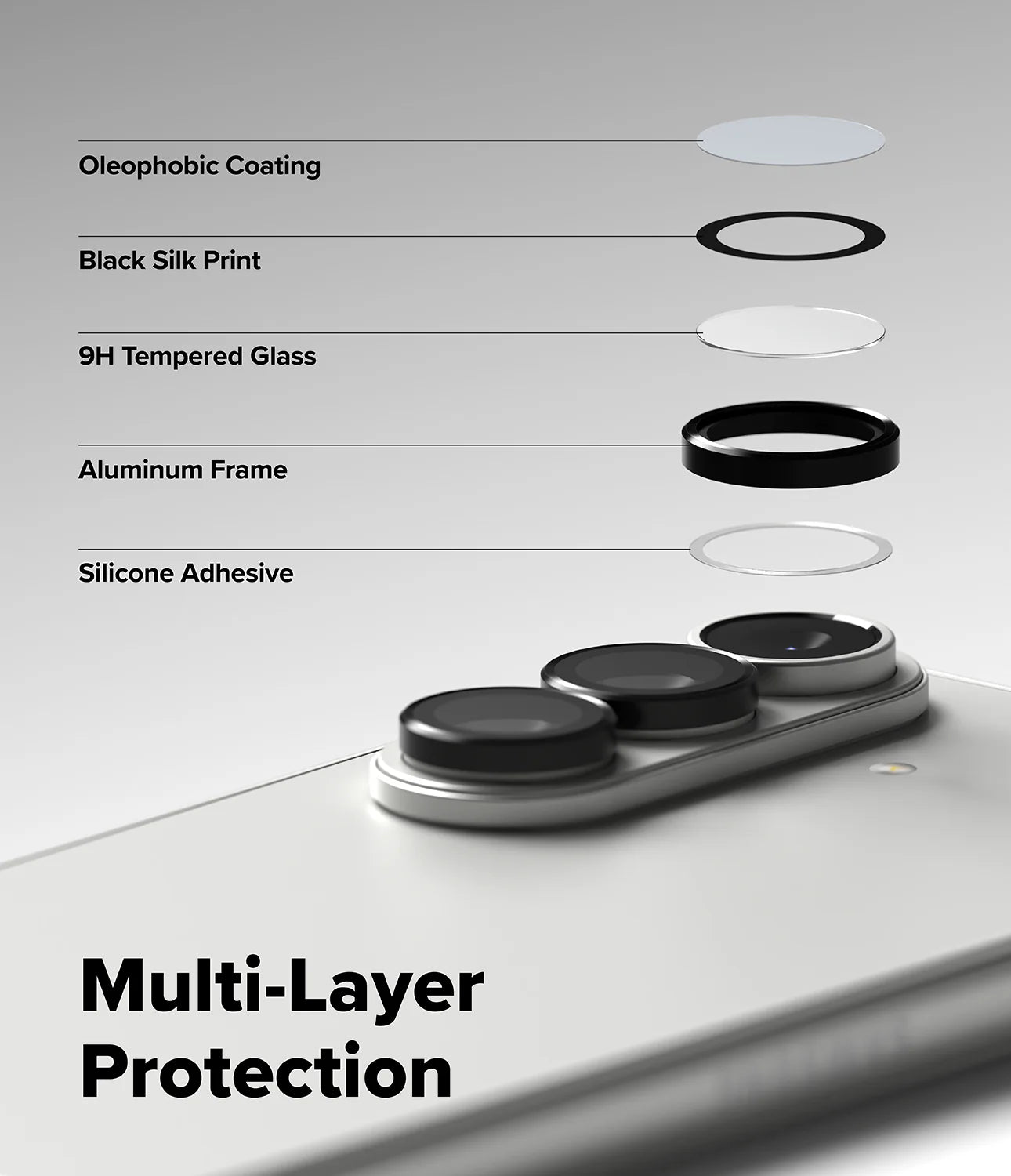 Protector de Cámara Ringke Lens Frame Galaxy Z Fold7 (2 UND)