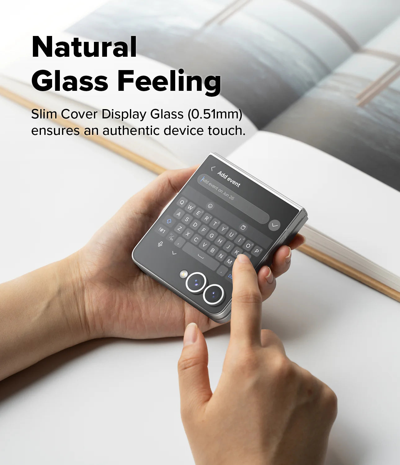 Vidrio Display Ringke Galaxy Z Flip7 (2 UND)
