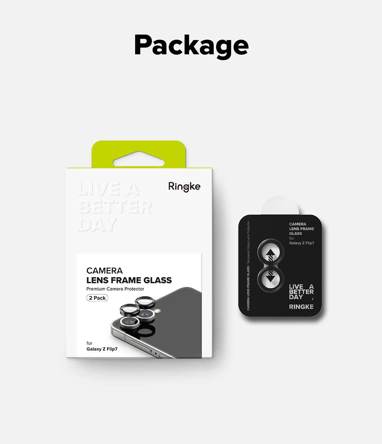 Protector de Cámara Ringke Lens Frame Galaxy Z Flip7 (2 UND)