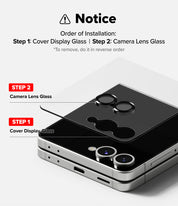 Pack Protector de pantalla Ringke 3 en 1 Galaxy Z Flip7