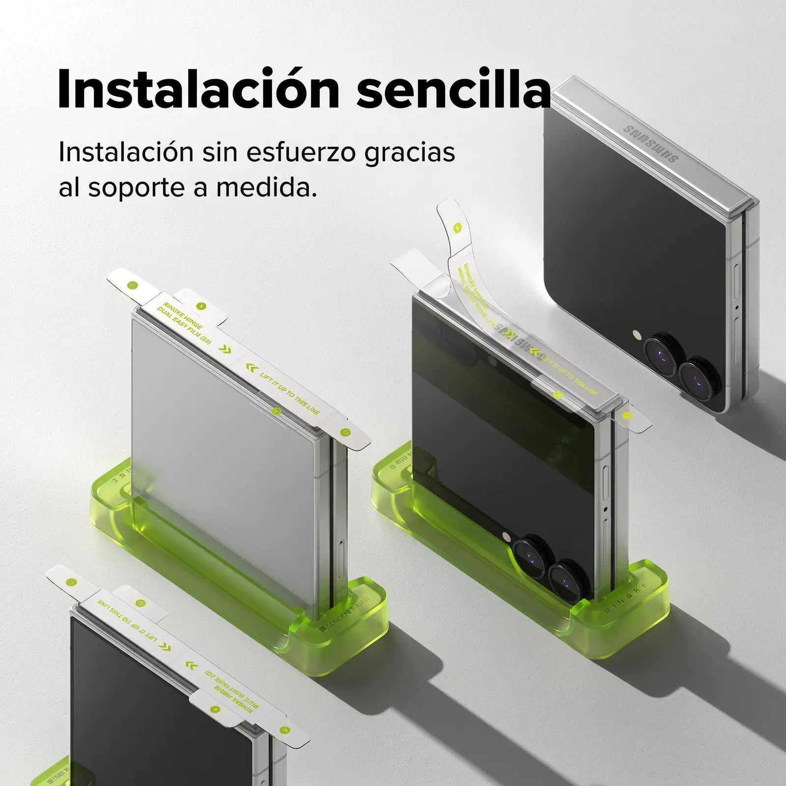 Ringke Hinge Dual Easy Film para Galaxy Z Flip 8