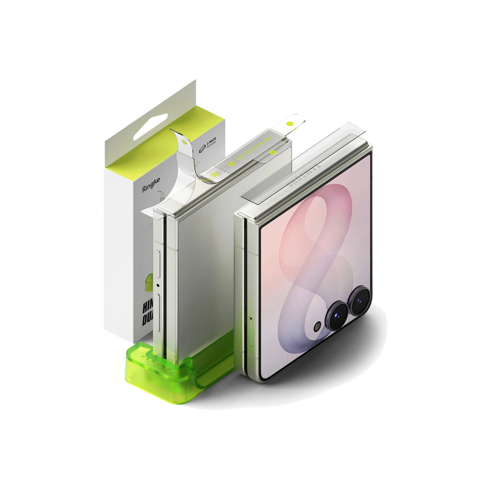 Ringke Hinge Dual Easy Film para Galaxy Z Flip 8