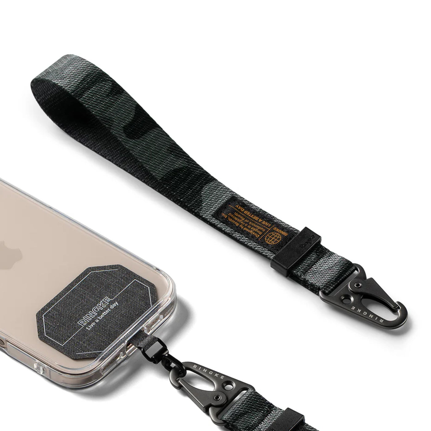 Ringke Holder Link & Tactical Webbing Hand Strap - Correa táctica