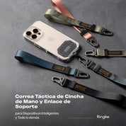 Ringke Holder Link & Tactical Webbing Hand Strap - Correa táctica