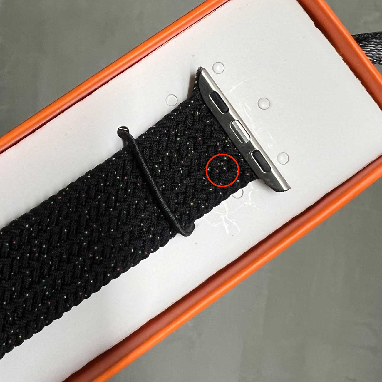 Correa Generic Braided Solo Loop Apple Watch (41mm / 40mm) - Black Color (OUTLET)