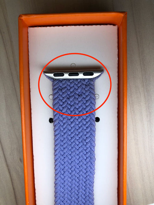 Correa Generic Braided Solo Loop Apple Watch 2022 (41mm / 40mm) - English Lavender BS (OUTLET - S)