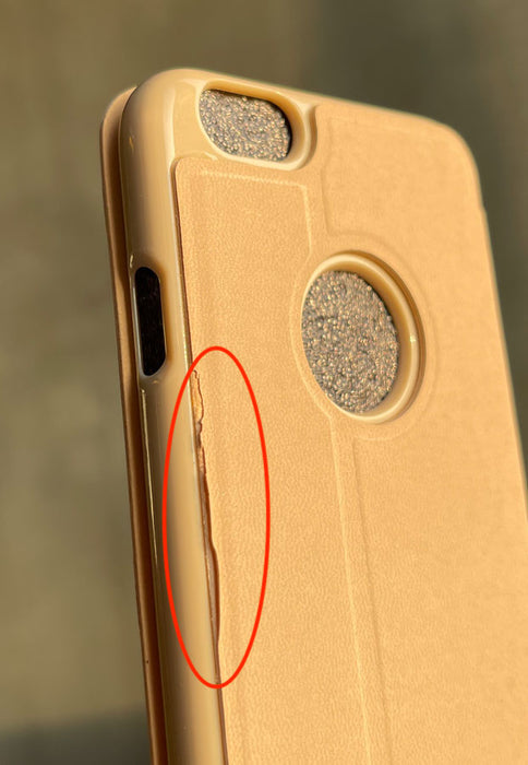 Case Baseus Leather Cover iPhone 6 - Khaki (OUTLET)