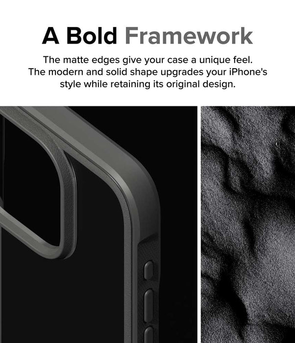 Case Ringke Fusion Bold iPhone 15 Pro Max - Gray