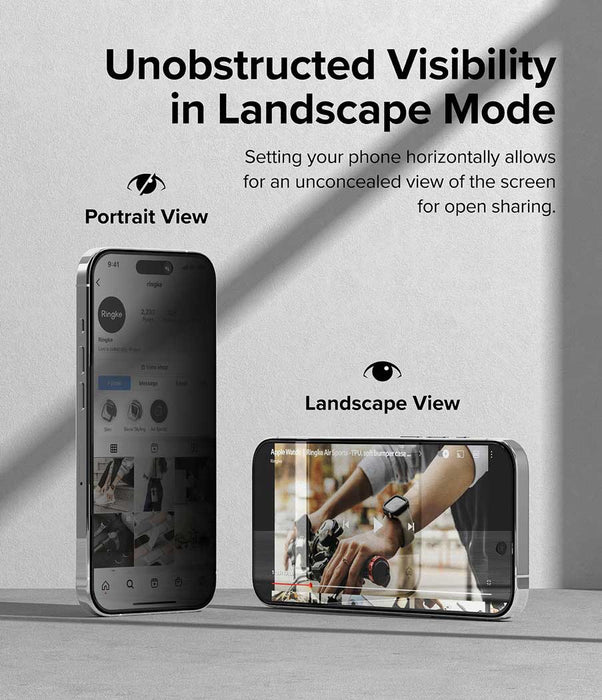 Protector de pantalla Apple iPhone 15 Plus - Antiespía