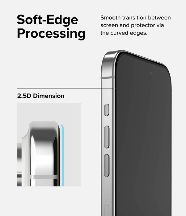 Lámina Vidrio Templado 2.5D iPhone 15 Pro Max - Transparente