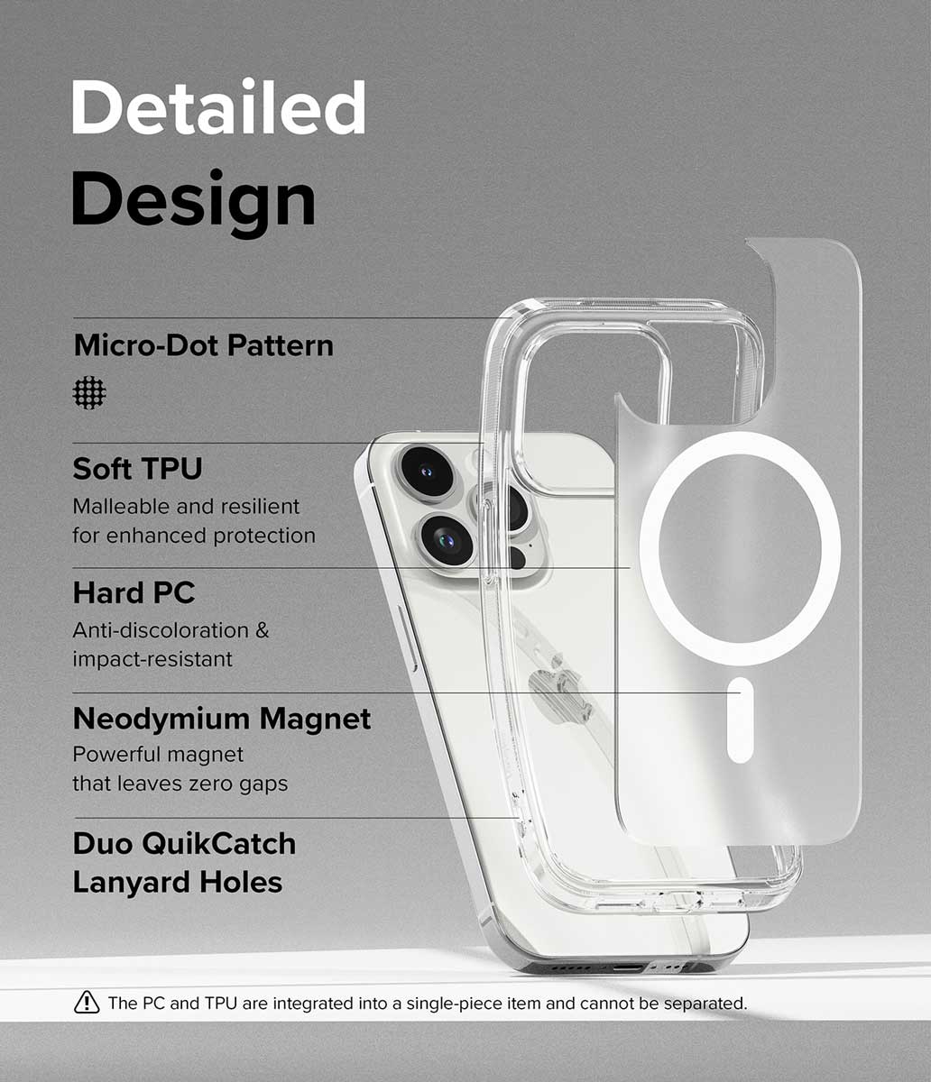 Case Ringke Fusion Magnetic Matte iPhone 15 Pro (MagSafe) (OUTLET)